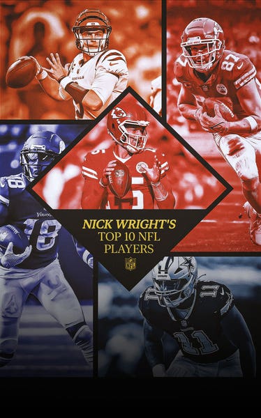 Top 10 NFL players: Mahomes, Burrow, Kelce top Nick Wright's 2023 list